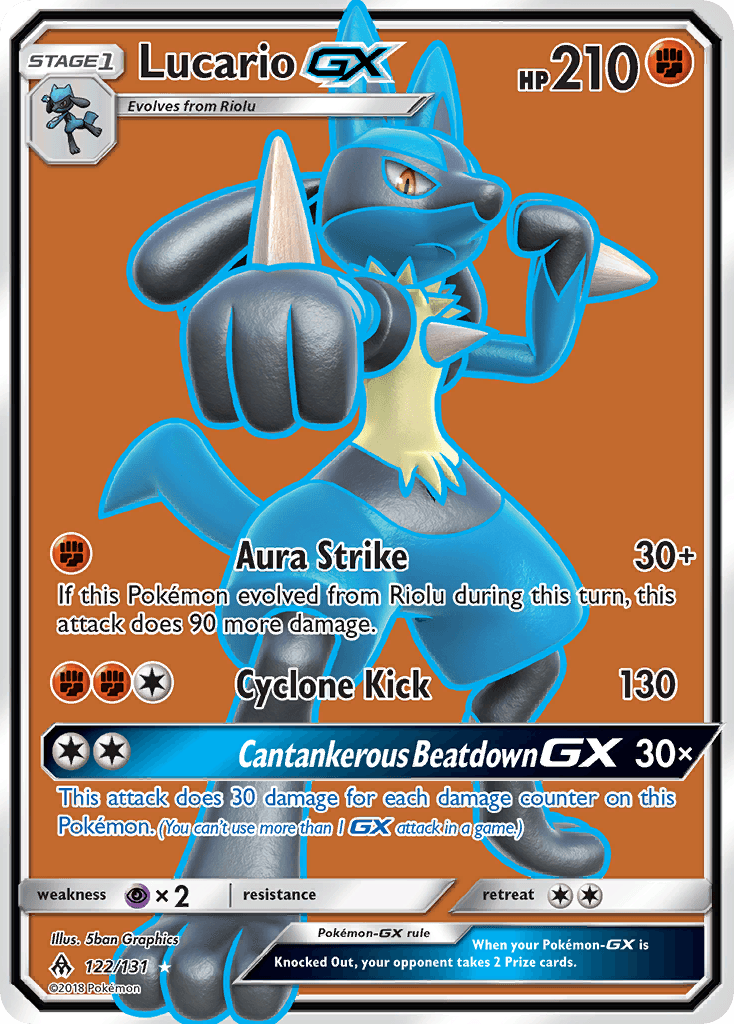 Lucario-GX Forbidden Light