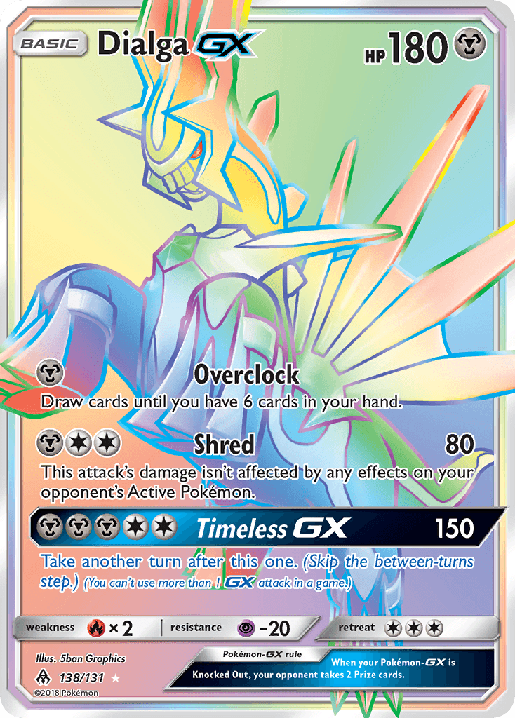 Dialga-GX Forbidden Light