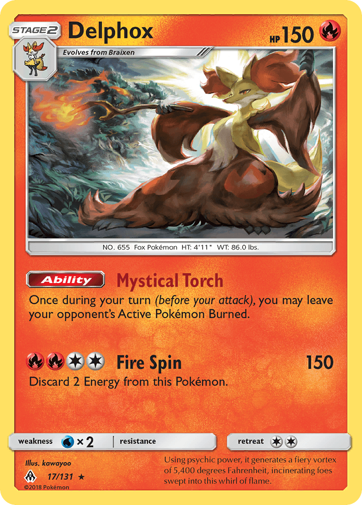 Delphox Forbidden Light