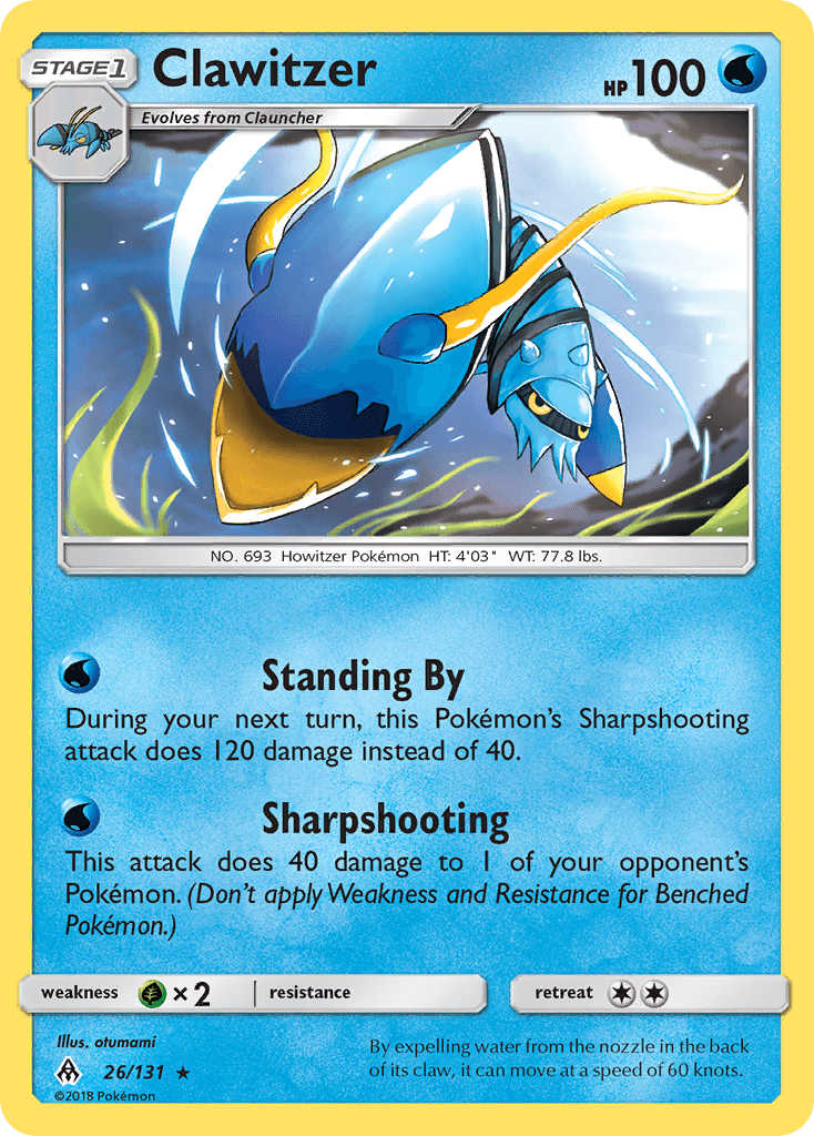 Clawitzer Forbidden Light