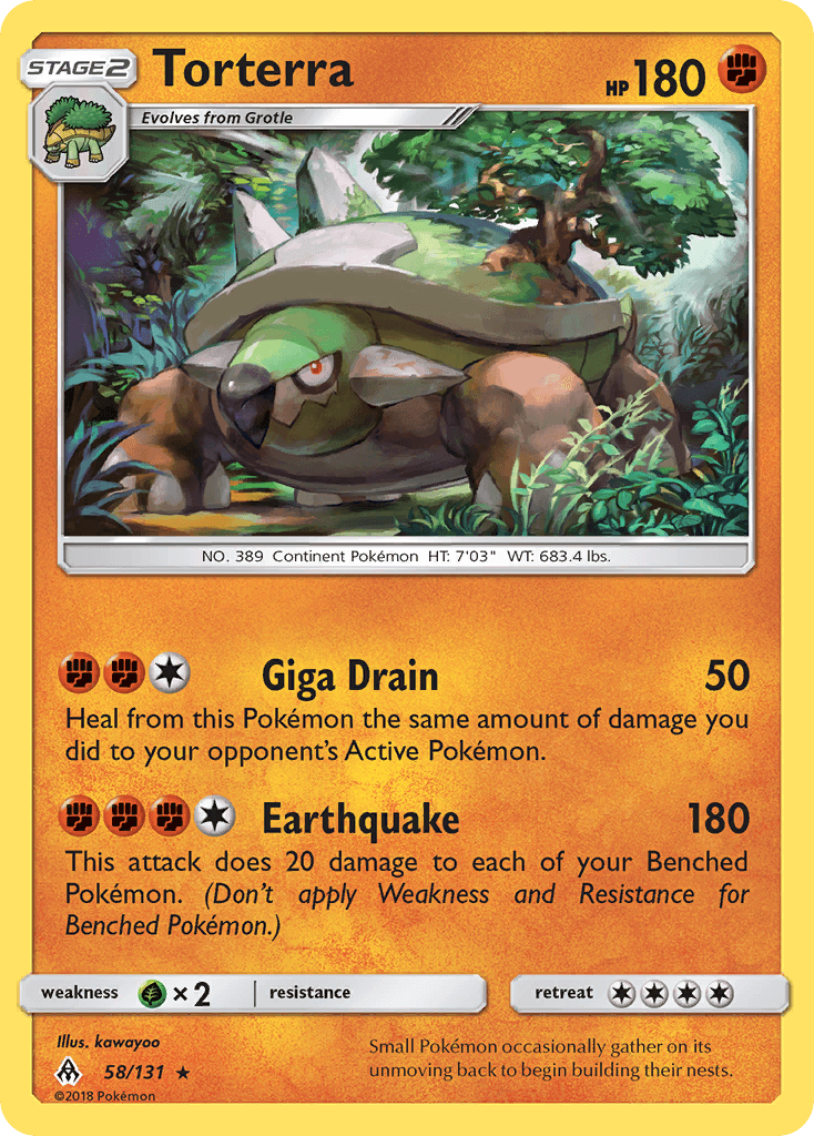 Torterra Forbidden Light