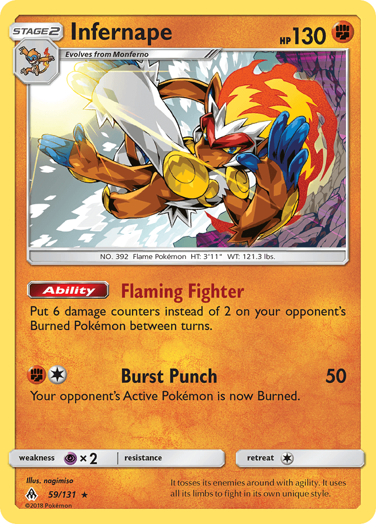 Infernape Forbidden Light