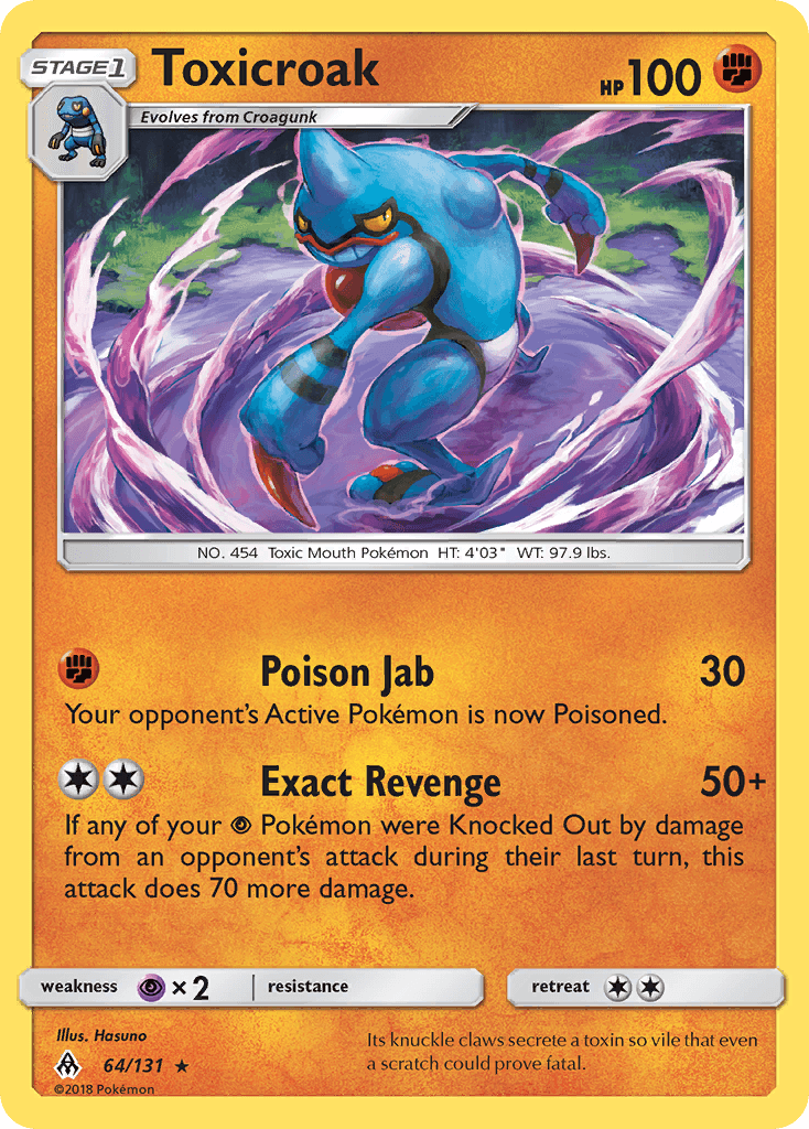Toxicroak Forbidden Light