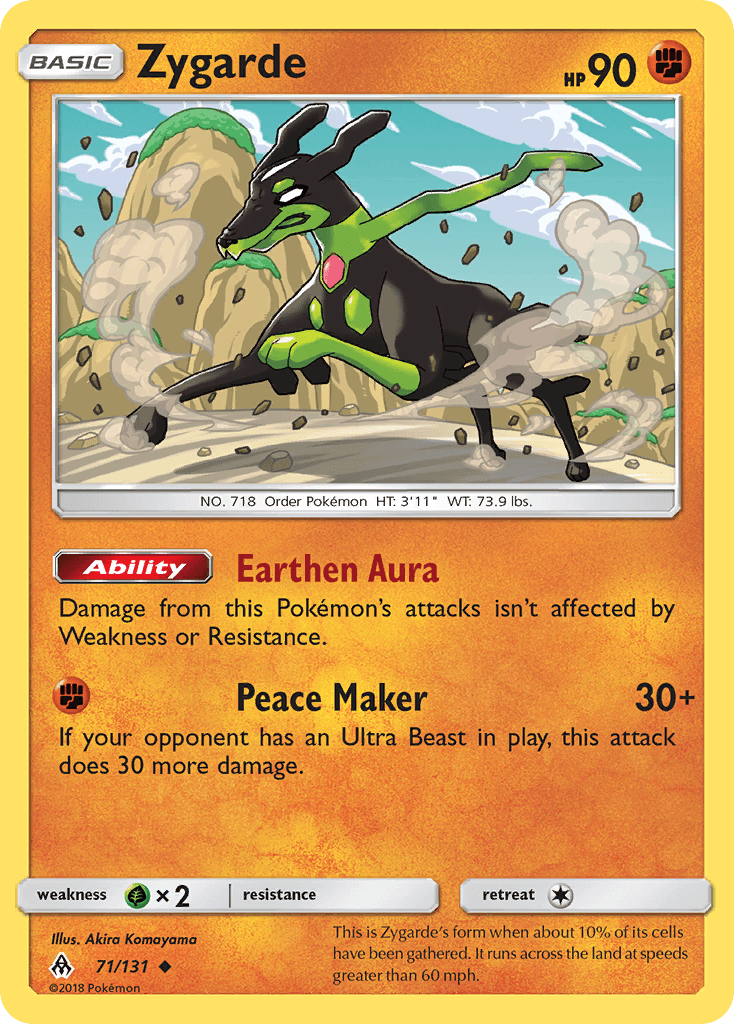 Zygarde Forbidden Light