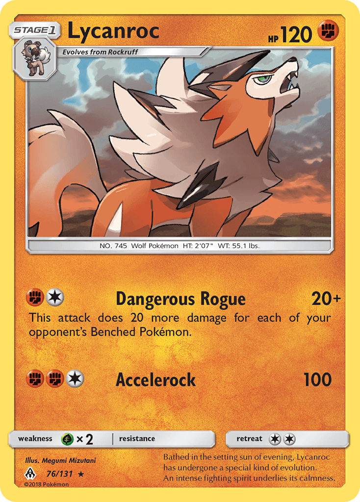 Lycanroc Forbidden Light