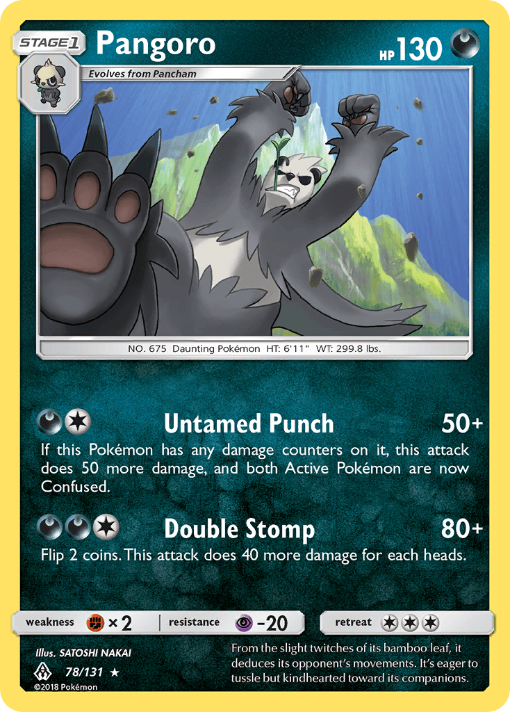 Pangoro Forbidden Light