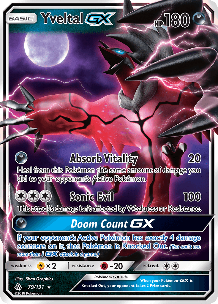 Yveltal-GX Forbidden Light