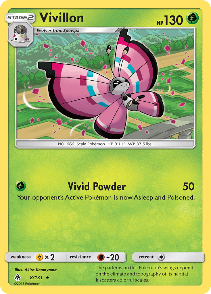 Vivillon Forbidden Light