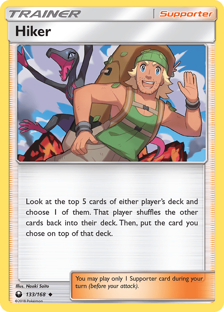 Hiker Celestial Storm