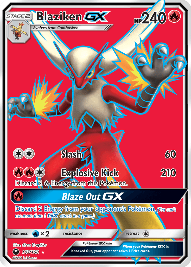 Blaziken-GX Celestial Storm