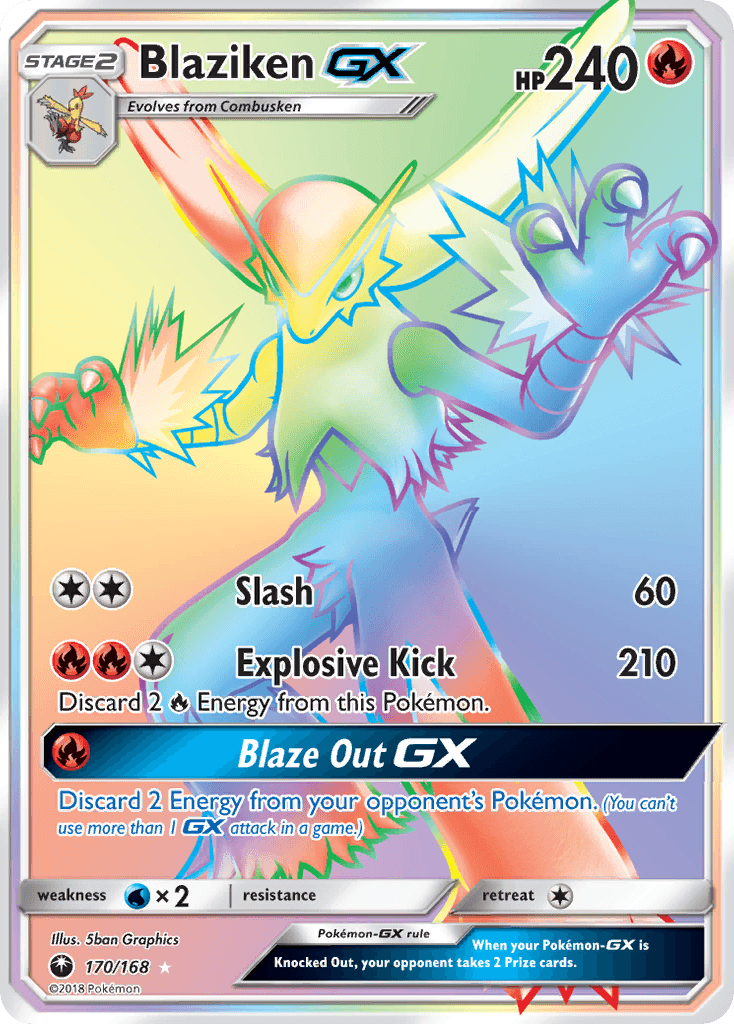 Blaziken-GX Celestial Storm