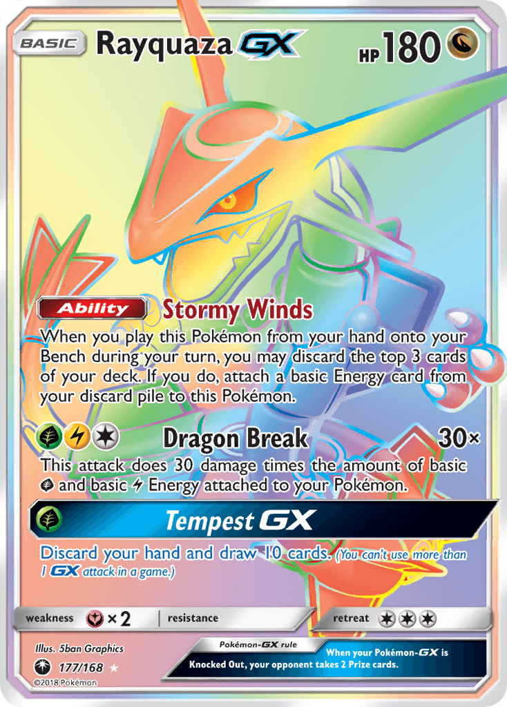 Rayquaza-GX Celestial Storm