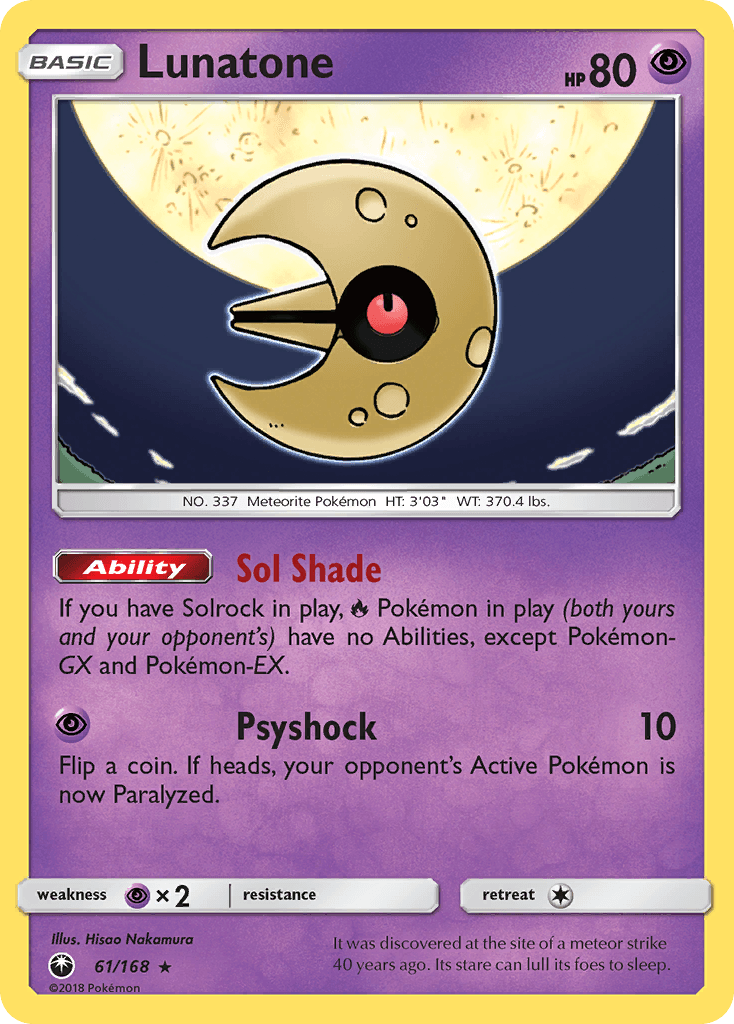 Lunatone Celestial Storm
