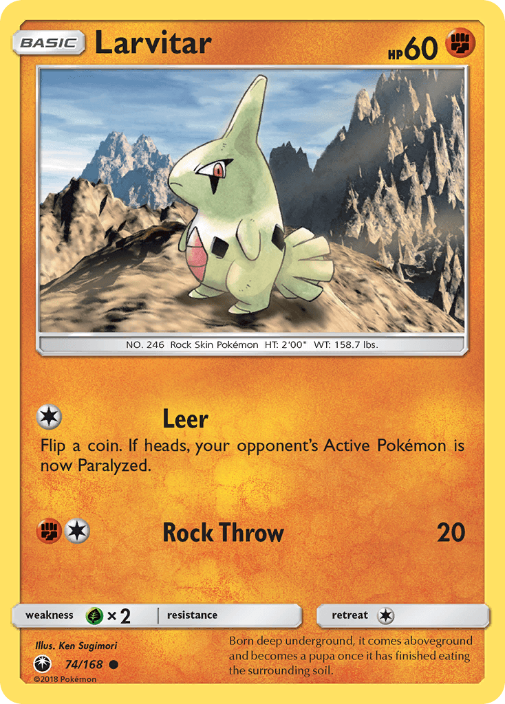 Larvitar Celestial Storm
