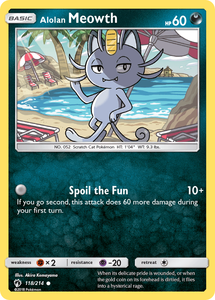 Alolan Meowth Lost Thunder