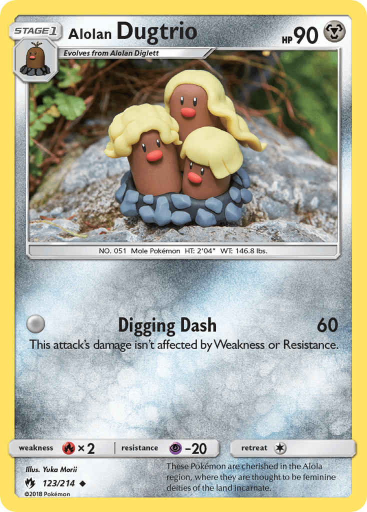 Alolan Dugtrio Lost Thunder