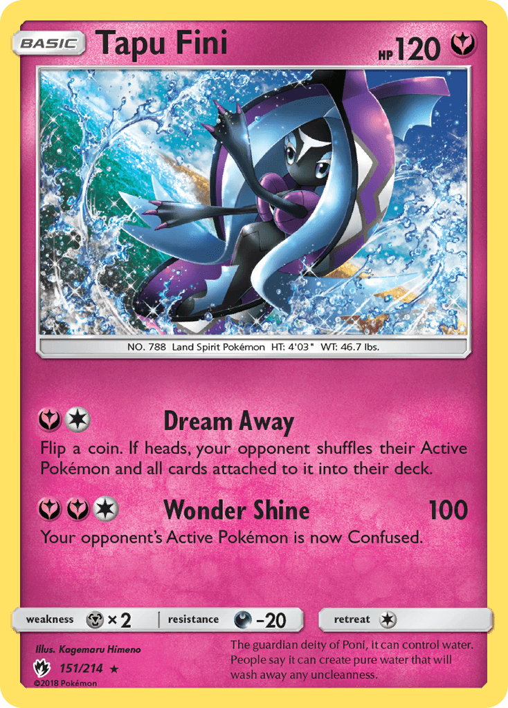 Tapu Fini Lost Thunder