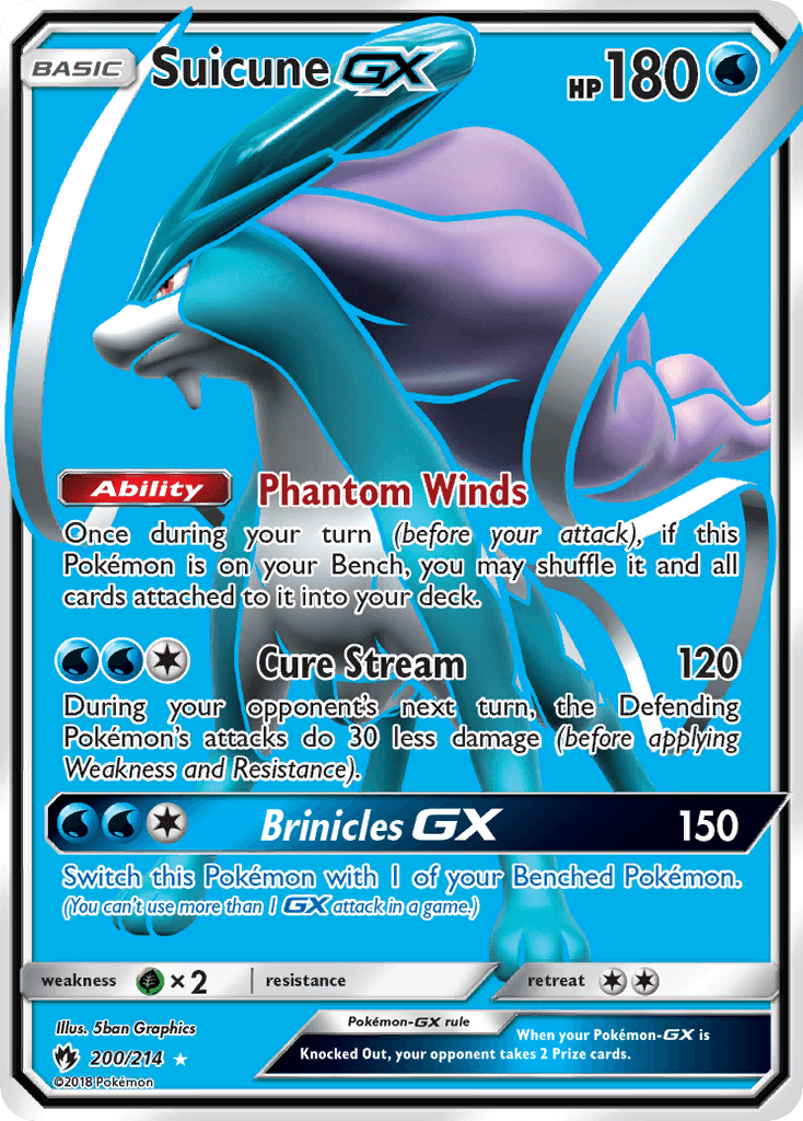 Suicune-GX Lost Thunder