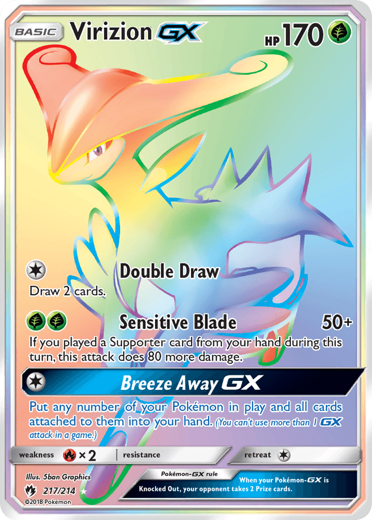 Virizion-GX Lost Thunder