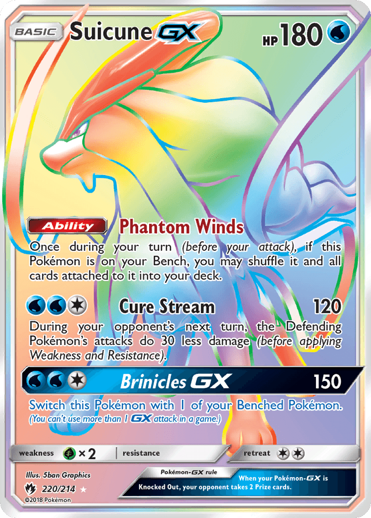Suicune-GX Lost Thunder