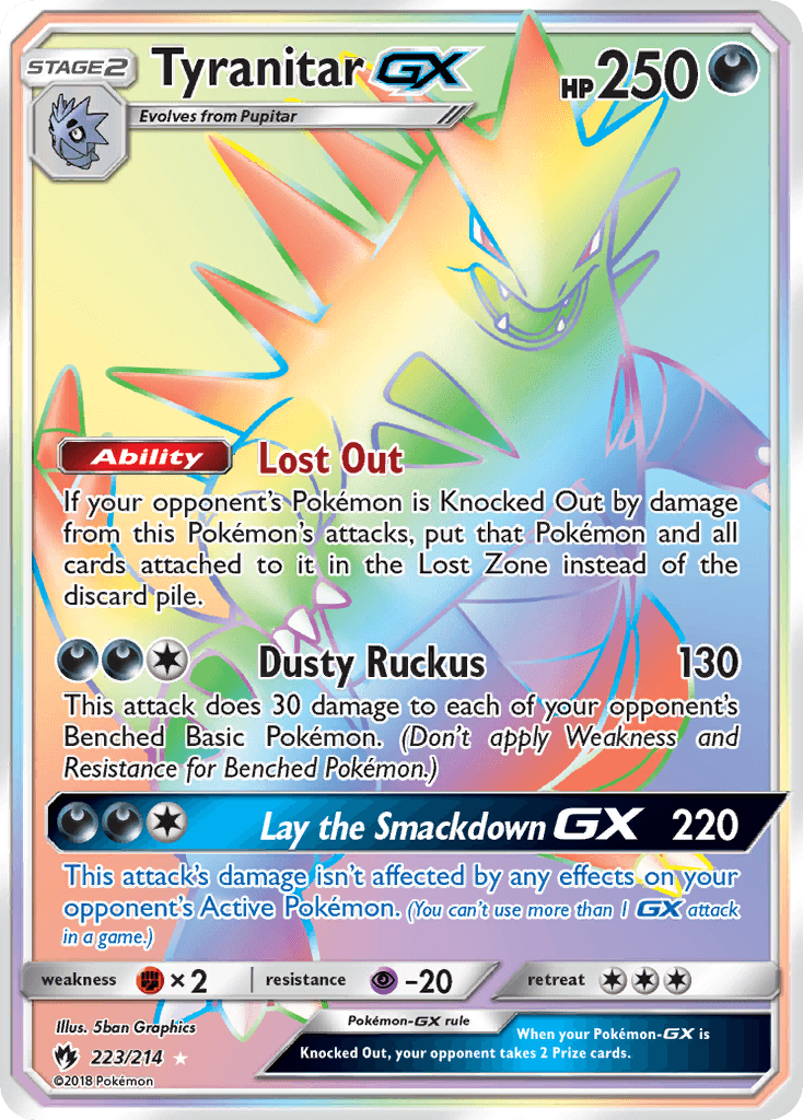 Tyranitar-GX Lost Thunder