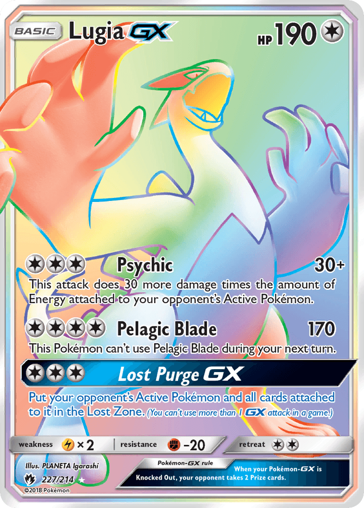 Lugia-GX Lost Thunder