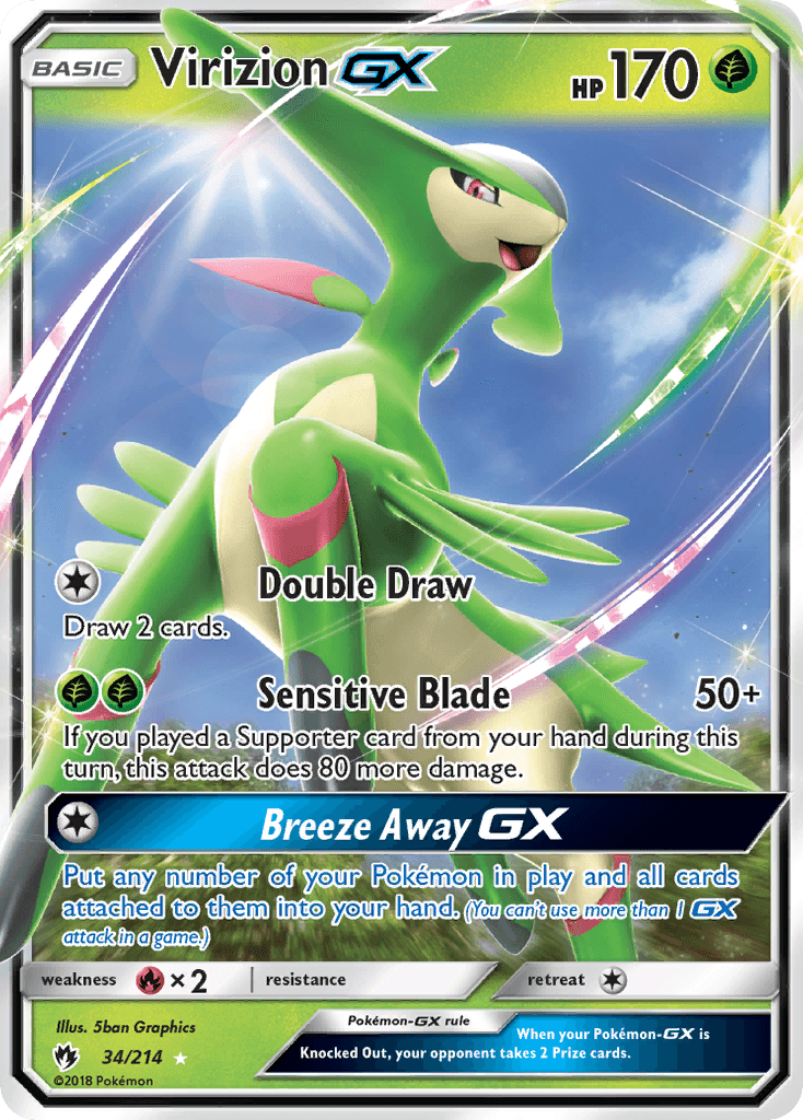 Virizion-GX Lost Thunder