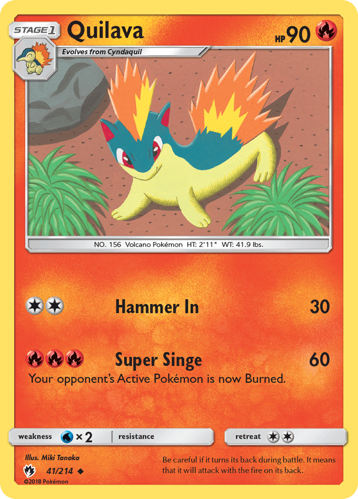 Quilava Lost Thunder