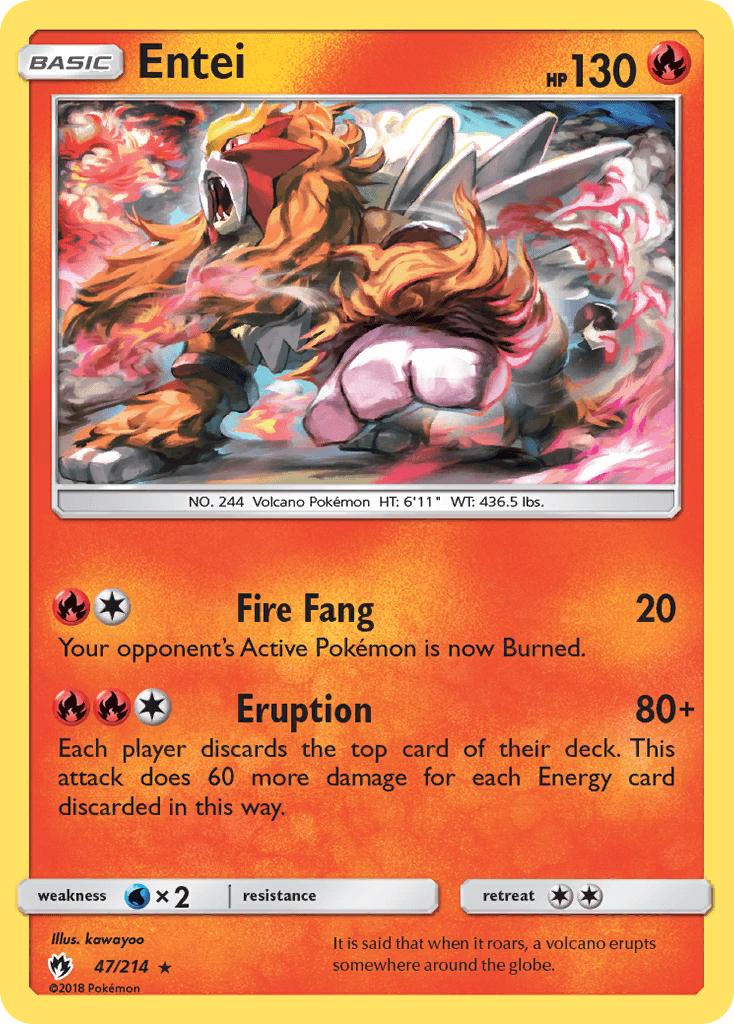 Entei Lost Thunder