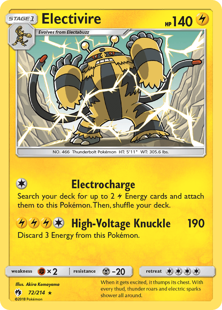 Electivire Lost Thunder