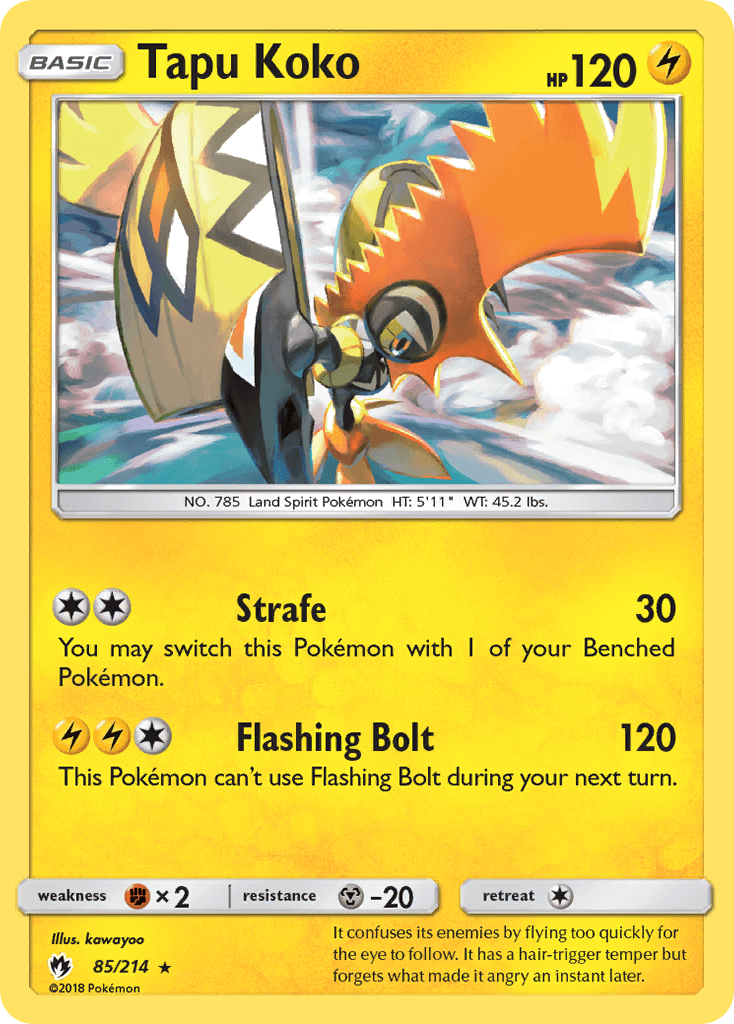 Tapu Koko Lost Thunder