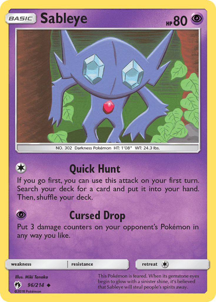 Sableye Lost Thunder