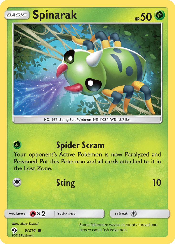 Spinarak Lost Thunder