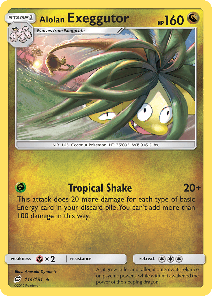 Alolan Exeggutor Team Up