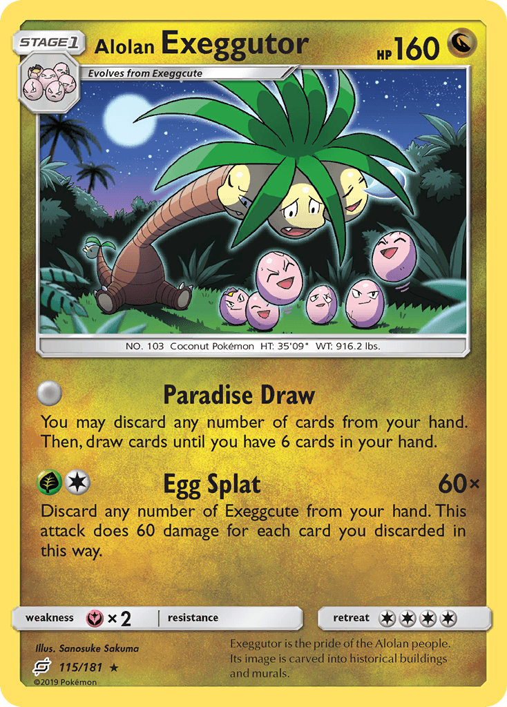 Alolan Exeggutor Team Up