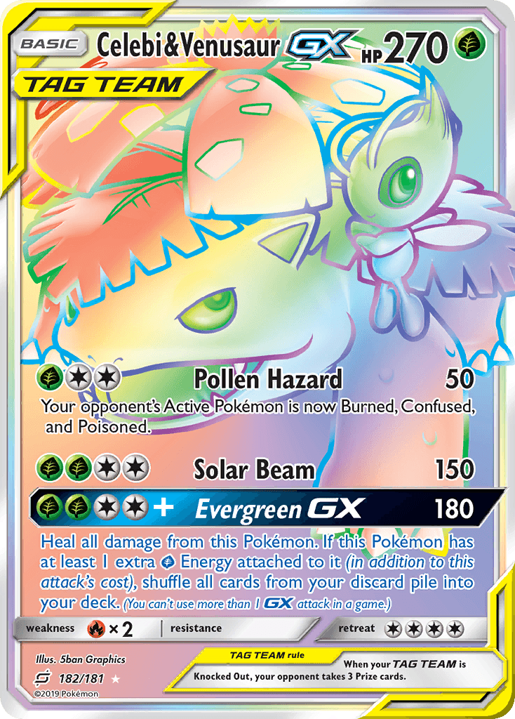 Celebi & Venusaur-GX Team Up