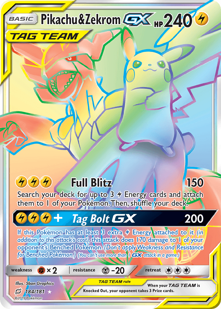 Pikachu & Zekrom-GX Team Up