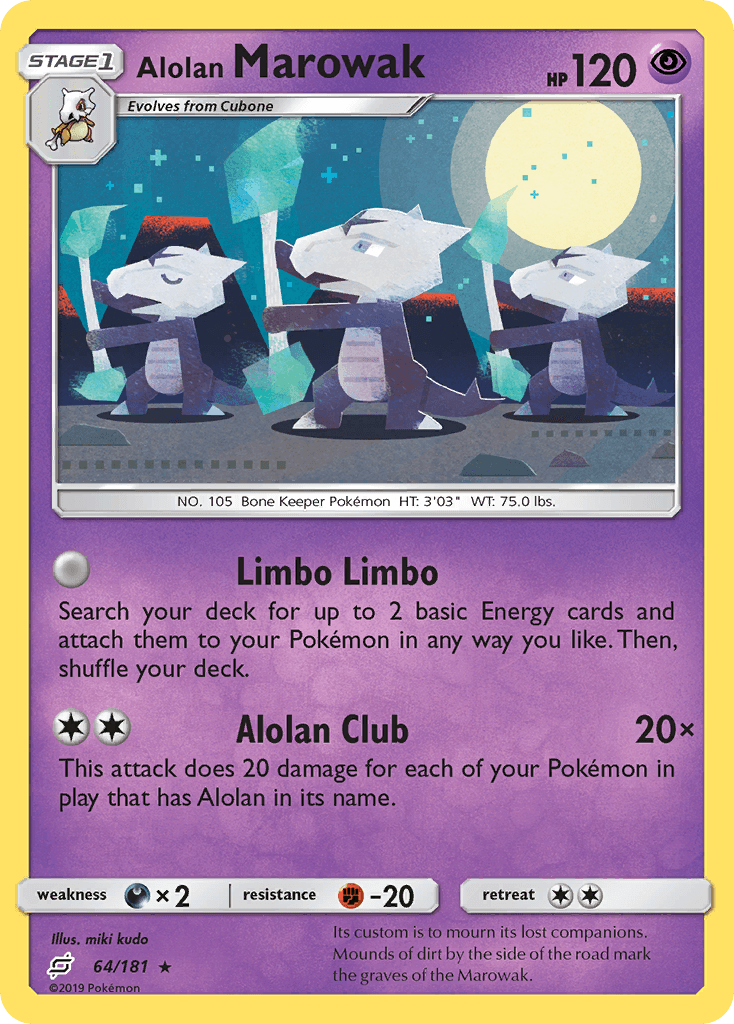 Alolan Marowak Team Up
