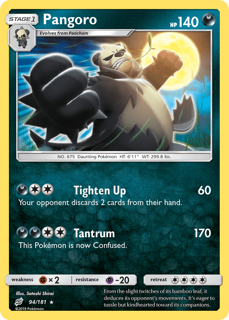 Pangoro Team Up