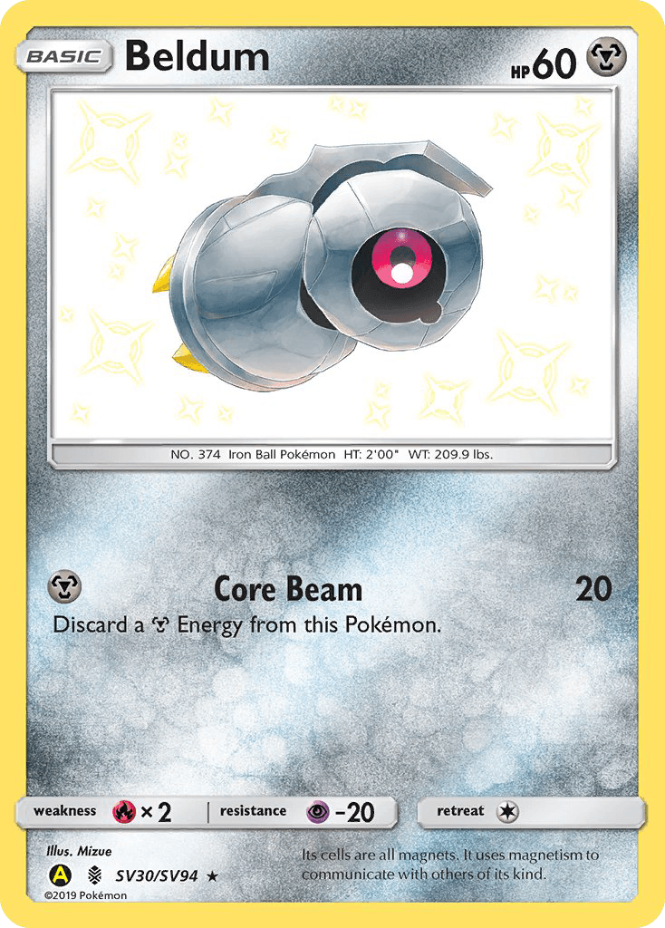 Beldum Hidden Fates Shiny Vault