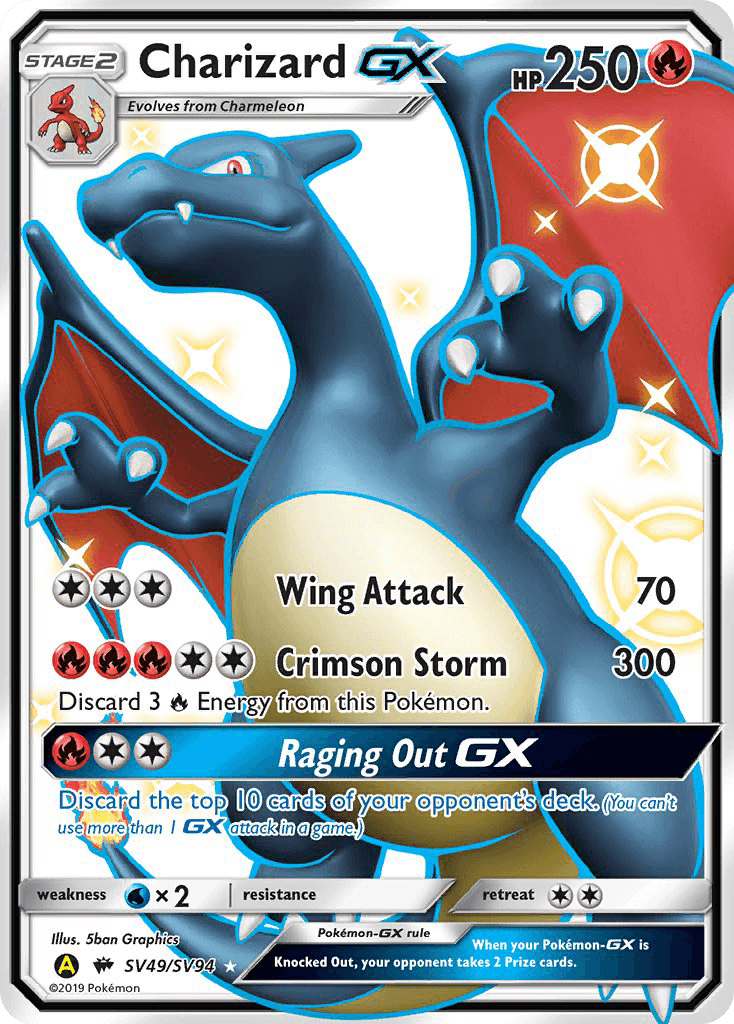 Charizard-GX Hidden Fates Shiny Vault