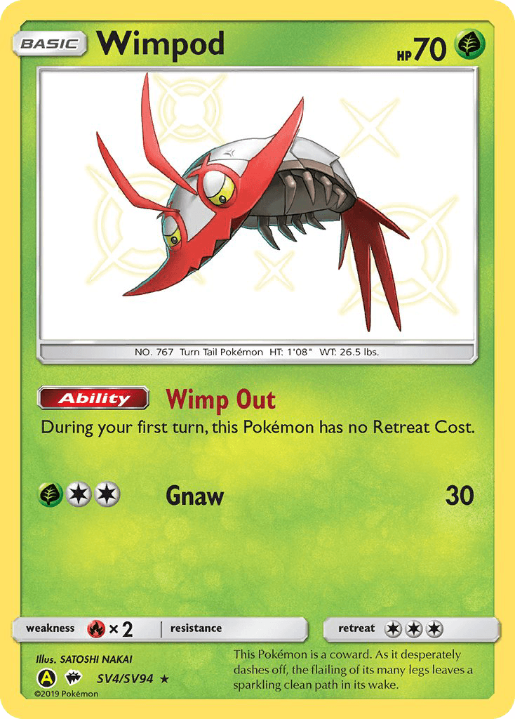Wimpod Hidden Fates Shiny Vault