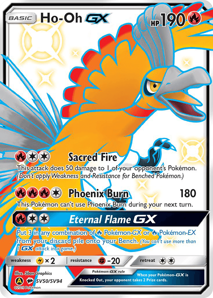Ho-Oh-GX Hidden Fates Shiny Vault