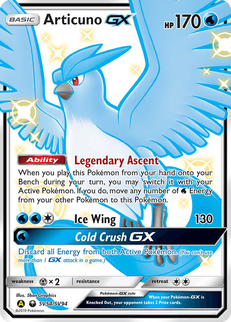 Articuno-GX Hidden Fates Shiny Vault