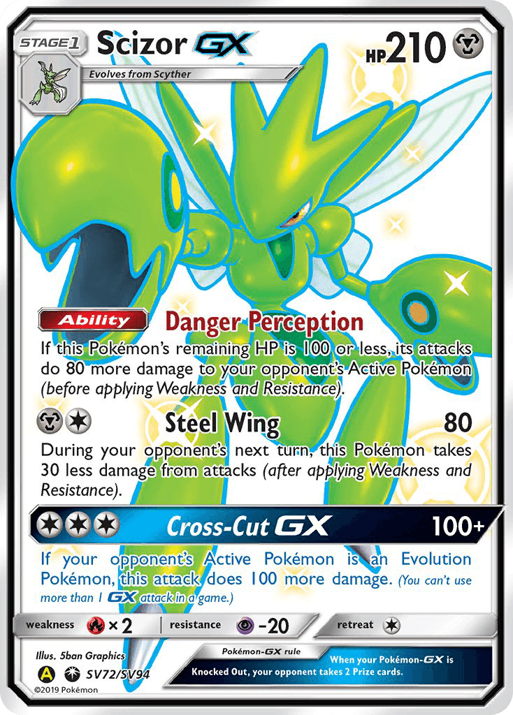 Scizor-GX Hidden Fates Shiny Vault