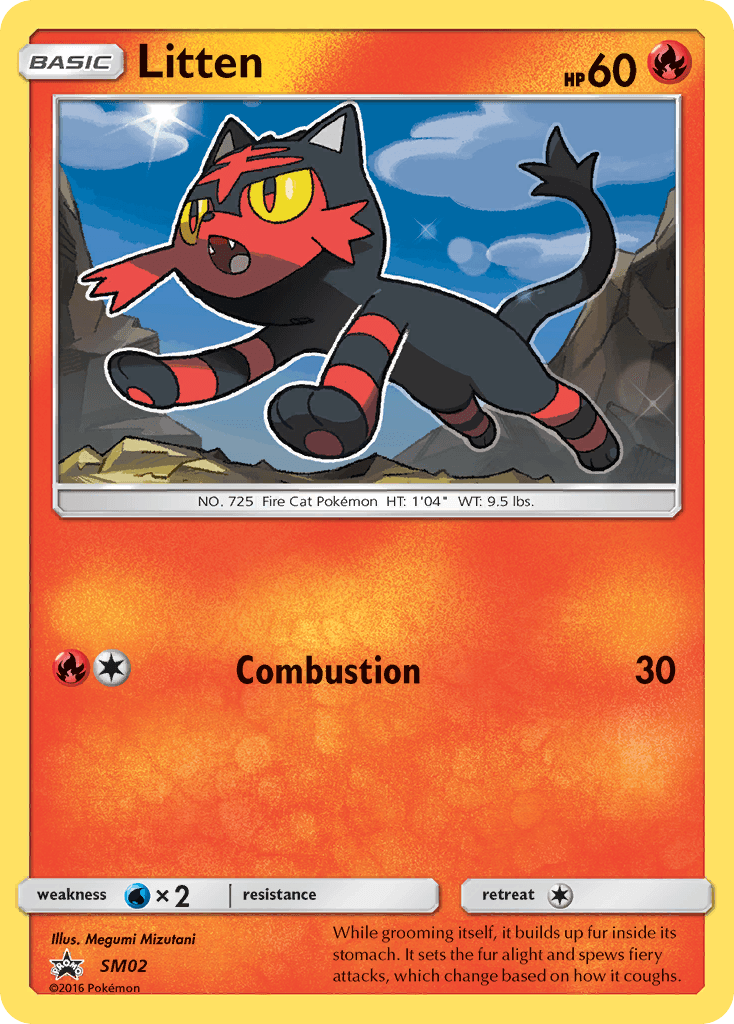 Litten SM Black Star Promos