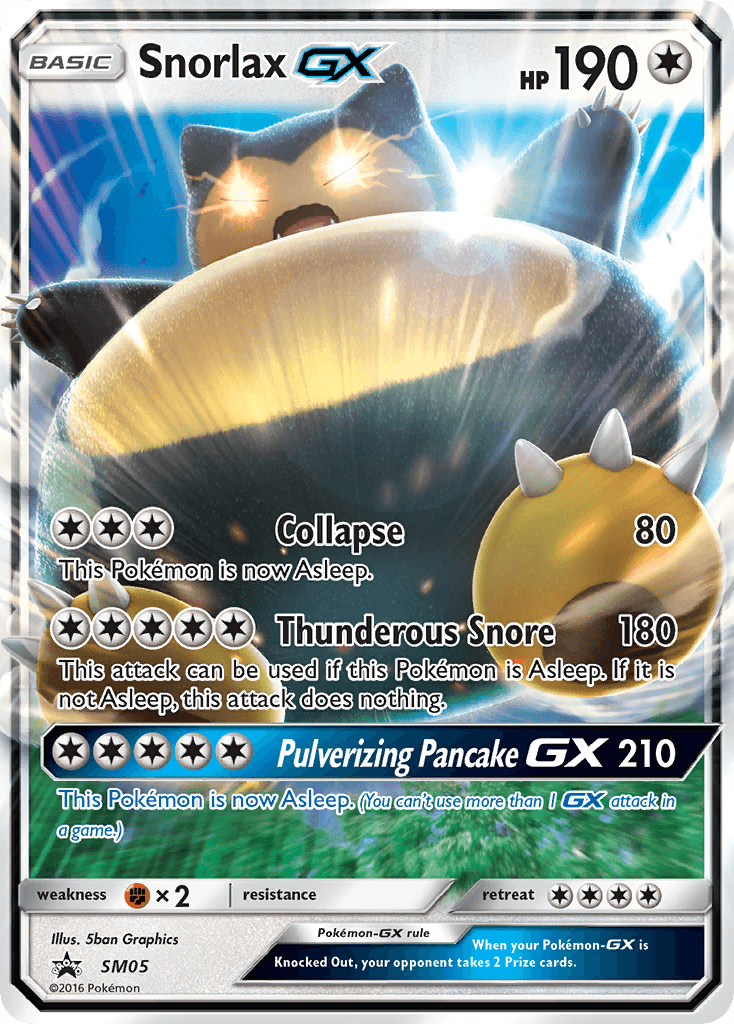 Snorlax-GX SM Black Star Promos
