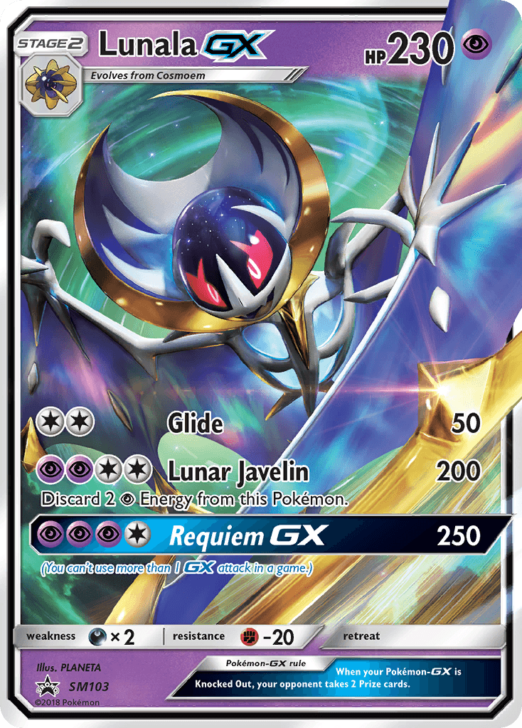 Lunala-GX SM Black Star Promos