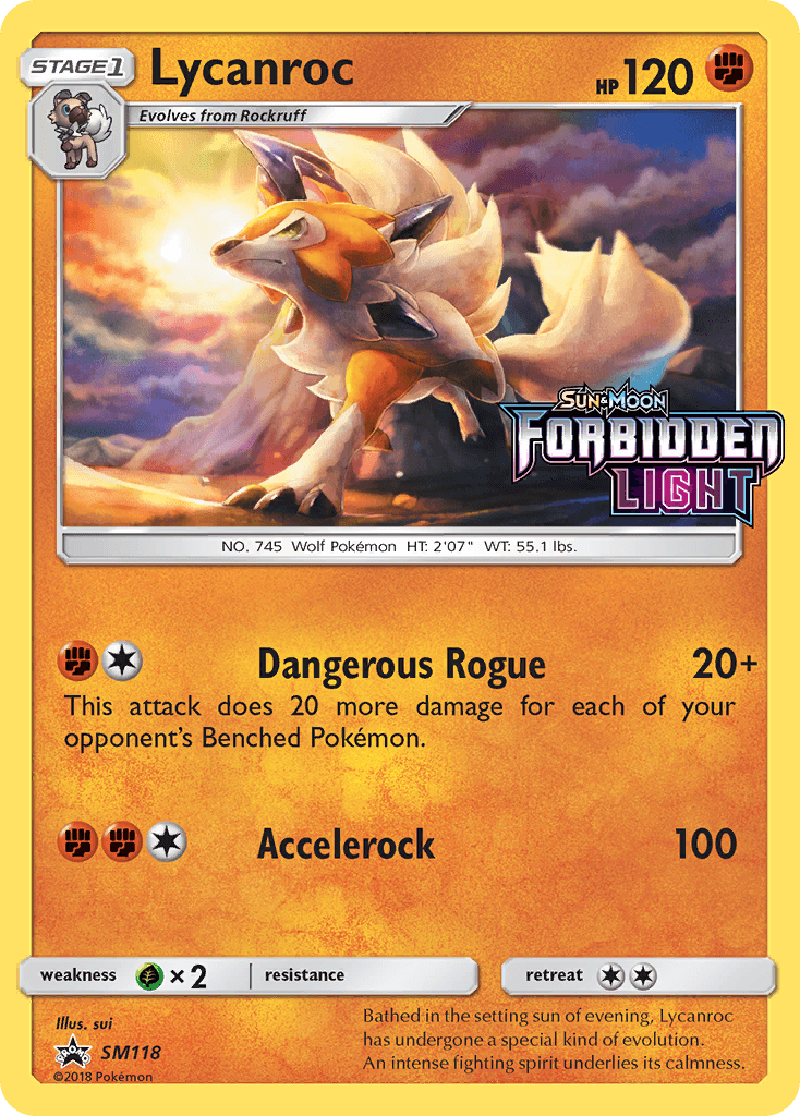 Lycanroc SM Black Star Promos