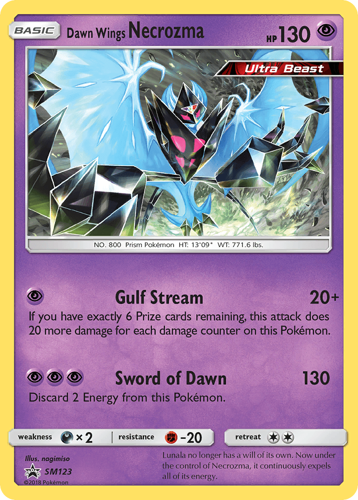 Dawn Wings Necrozma SM Black Star Promos